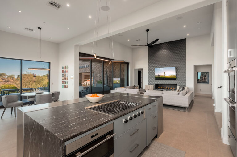 Masonry quartz kitchen countertop installation in Gilbert AZ