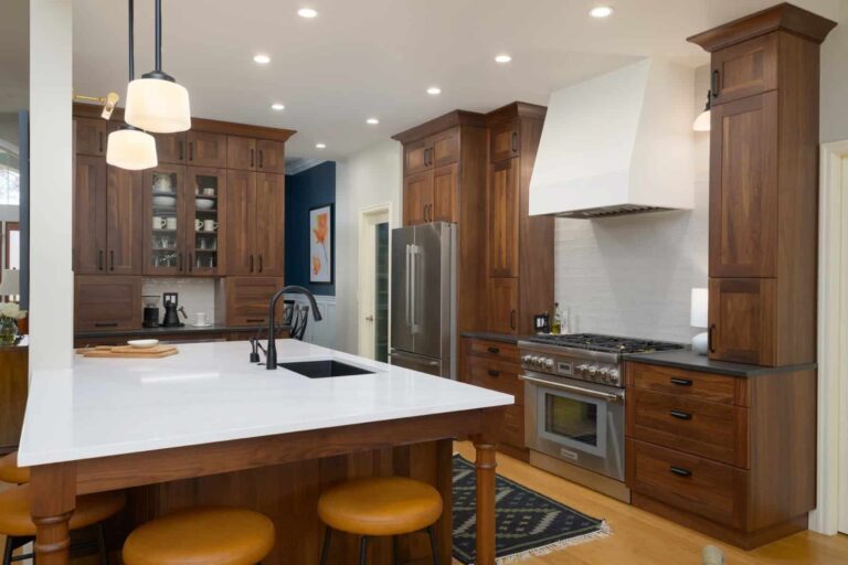 Unique quartz kitchen countertop installation in Gilbert AZ