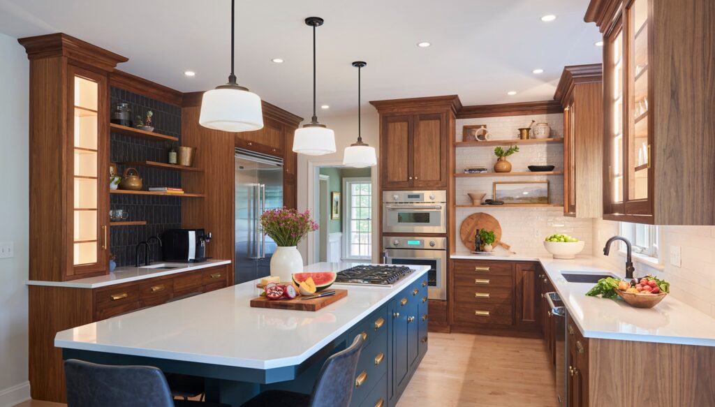 Masonry quartz kitchen countertop installation in Gilbert AZ